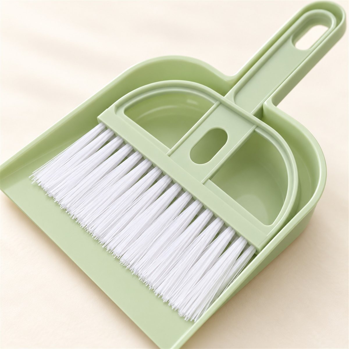 Illustrative image of Mini Broom & Dustpan Set, close-up detail